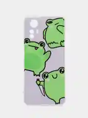 Лавандовый чехол на Xiaomi Redmi Note 12S / Сяоми Редми Нот 12S прозрачный, с рисунком, защита камеры