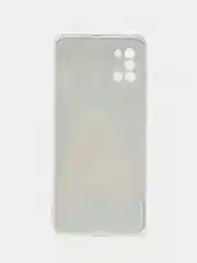 Коричневый чехол на Samsung Galaxy A31 / Самсунг А 31 прозрачный, с рисунком, защита камеры
