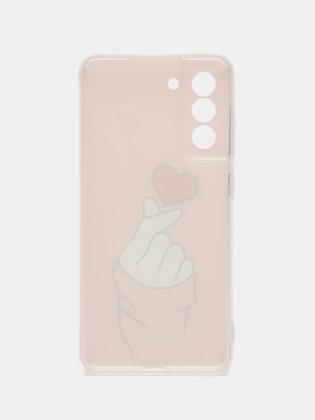 Коралловый чехол на Samsung Galaxy S21 FE 5G / Самсунг S21 FE прозрачный, с рисунком, защита камеры