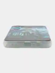 Синий чехол на Samsung Galaxy A14 4G / Галакси A14 4G прозрачный, с рисунком, защита камеры