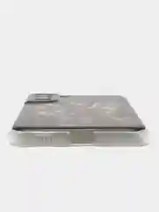 Оливковый чехол на Samsung Galaxy S21 FE 5G / Самсунг S21 FE прозрачный, с рисунком, защита камеры