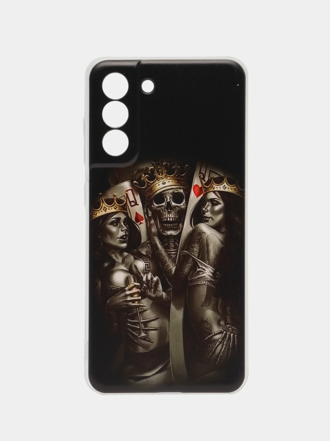 Оливковый чехол на Samsung Galaxy S21 FE 5G / Самсунг S21 FE прозрачный, с рисунком, защита камеры