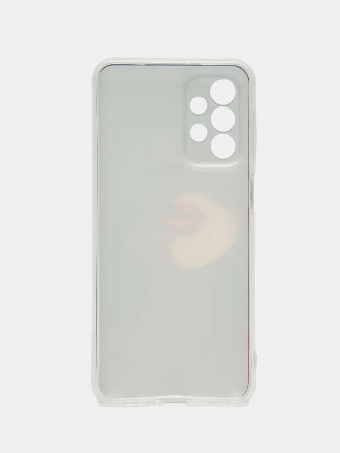 Фиолетовый чехол на Samsung Galaxy A23 / Самсунг А23 прозрачный, с рисунком, защита камеры