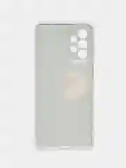 Фиолетовый чехол на Samsung Galaxy A23 / Самсунг А23 прозрачный, с рисунком, защита камеры