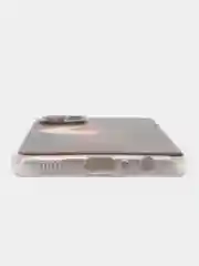 Фиолетовый чехол на Samsung Galaxy A23 / Самсунг А23 прозрачный, с рисунком, защита камеры