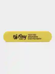 Желтый двухсторонний Баф, овал, для ногтей, 100/180, Foxy Expert