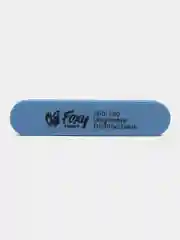 Синий двухсторонний Баф, овал, для ногтей, 100/180, Foxy Expert