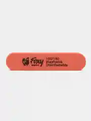 Оранжевый двухсторонний Баф, овал, для ногтей, 100/180, Foxy Expert