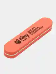 Желтый двухсторонний Баф, овал, для ногтей, 100/180, Foxy Expert