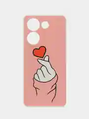 Коралловый чехол на Tecno Camon 20/20 Pro 4G / Текно Камон 20/20 Про 4G прозрачный, с рисунком