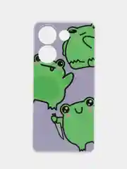 Лавандовый чехол на Tecno Camon 20/20 Pro 4G / Текно Камон 20/20 Про 4G прозрачный, с рисунком