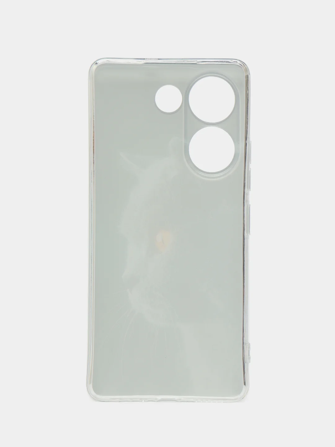 Тёмно-серый чехол на Tecno Camon 20/20 Pro 4G / Текно Камон 20/20 Про 4G прозрачный, с рисунком