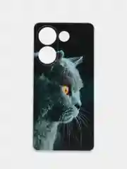 Тёмно-серый чехол на Tecno Camon 20/20 Pro 4G / Текно Камон 20/20 Про 4G прозрачный, с рисунком