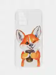 Бронзовый чехол на Xiaomi Redmi 10 / Сяоми Редми 10 прозрачный, с рисунком, защита камеры