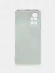 Синий чехол на Xiaomi Redmi 10 / Сяоми Редми 10 прозрачный, с рисунком, защита камеры