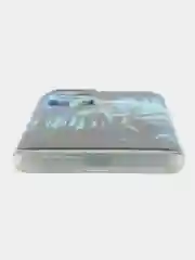 Синий чехол на Xiaomi Redmi 10 / Сяоми Редми 10 прозрачный, с рисунком, защита камеры
