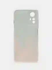 Оранжевый чехол на Xiaomi Redmi Note 12S / Сяоми Редми Нот 12S прозрачный, с рисунком, защита камеры