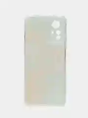 Светло-оранжевый чехол на Xiaomi Redmi Note 12S / Сяоми Редми Нот 12S прозрачный, с рисунком, защита камеры