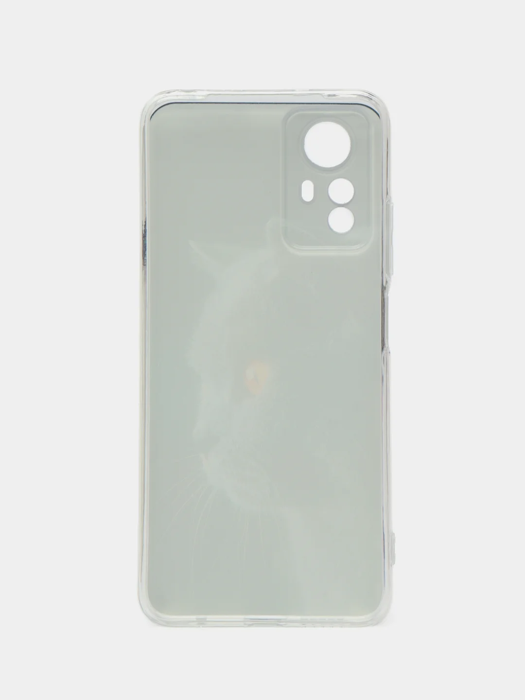 Тёмно-серый чехол на Xiaomi Redmi Note 12S / Сяоми Редми Нот 12S прозрачный, с рисунком, защита камеры