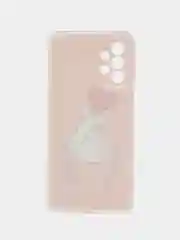 Коралловый чехол на Samsung Galaxy A23 / Самсунг А23 прозрачный, с рисунком, защита камеры