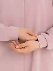 Карамельный блузка женская офисная с длинным рукавом