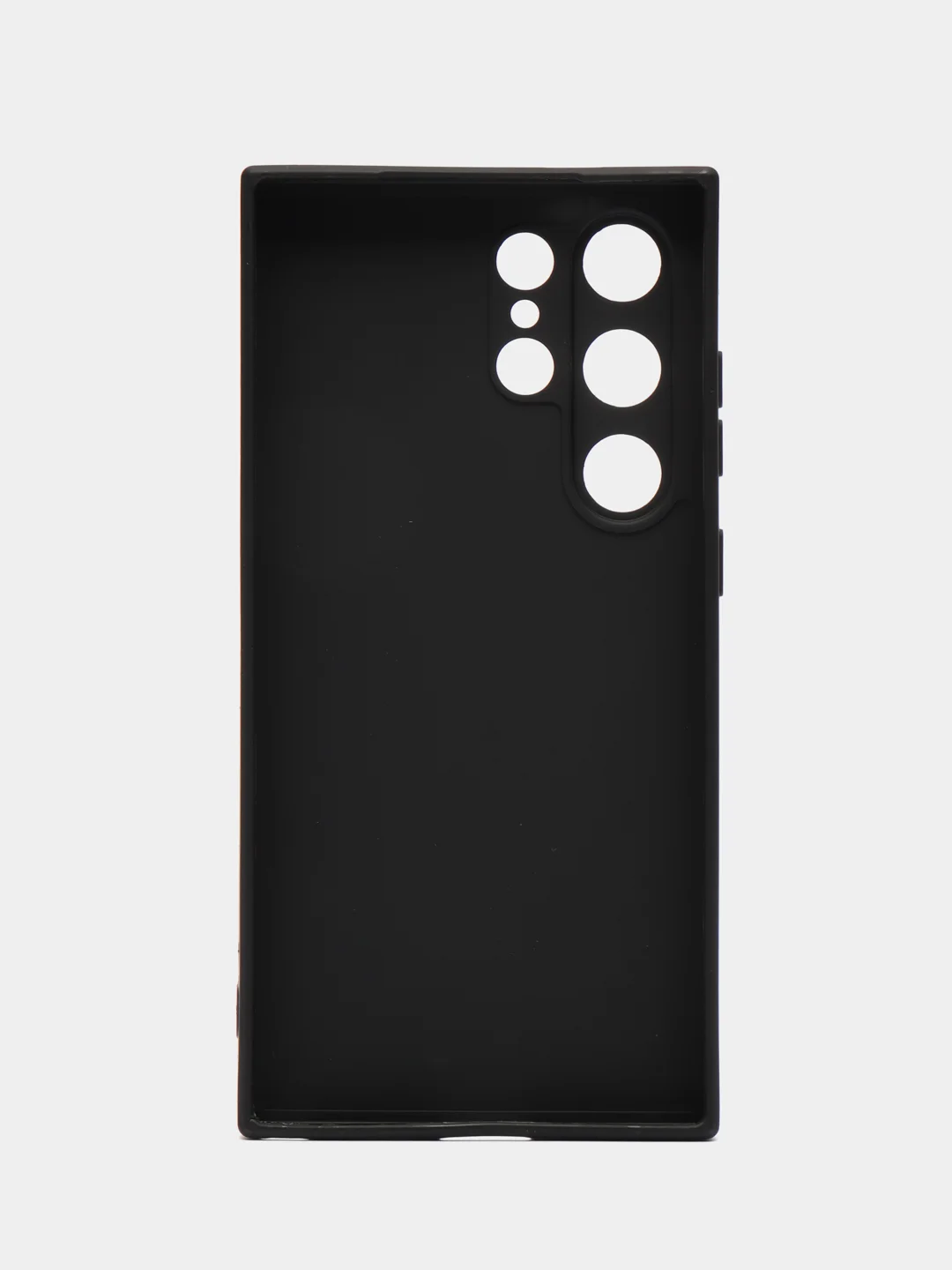 Черный чехол для Samsung Galaxy S24 Ultra (С24 Ультра), прозрачный