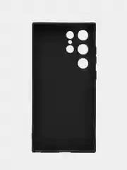 Черный чехол для Samsung Galaxy S24 Ultra (С24 Ультра), прозрачный