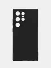Черный чехол для Samsung Galaxy S24 Ultra (С24 Ультра), прозрачный