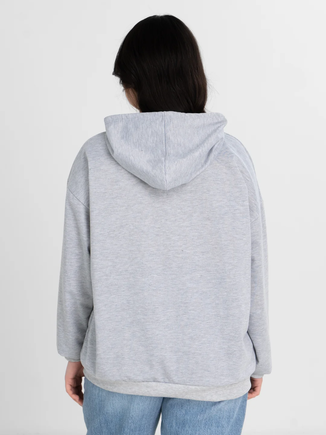 TrendD / Худи женское серое Unisex L