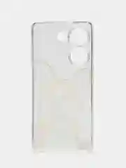 Бронзовый чехол на Tecno Camon 20/20 Pro 4G / Текно Камон 20/20 Про 4G прозрачный, с рисунком