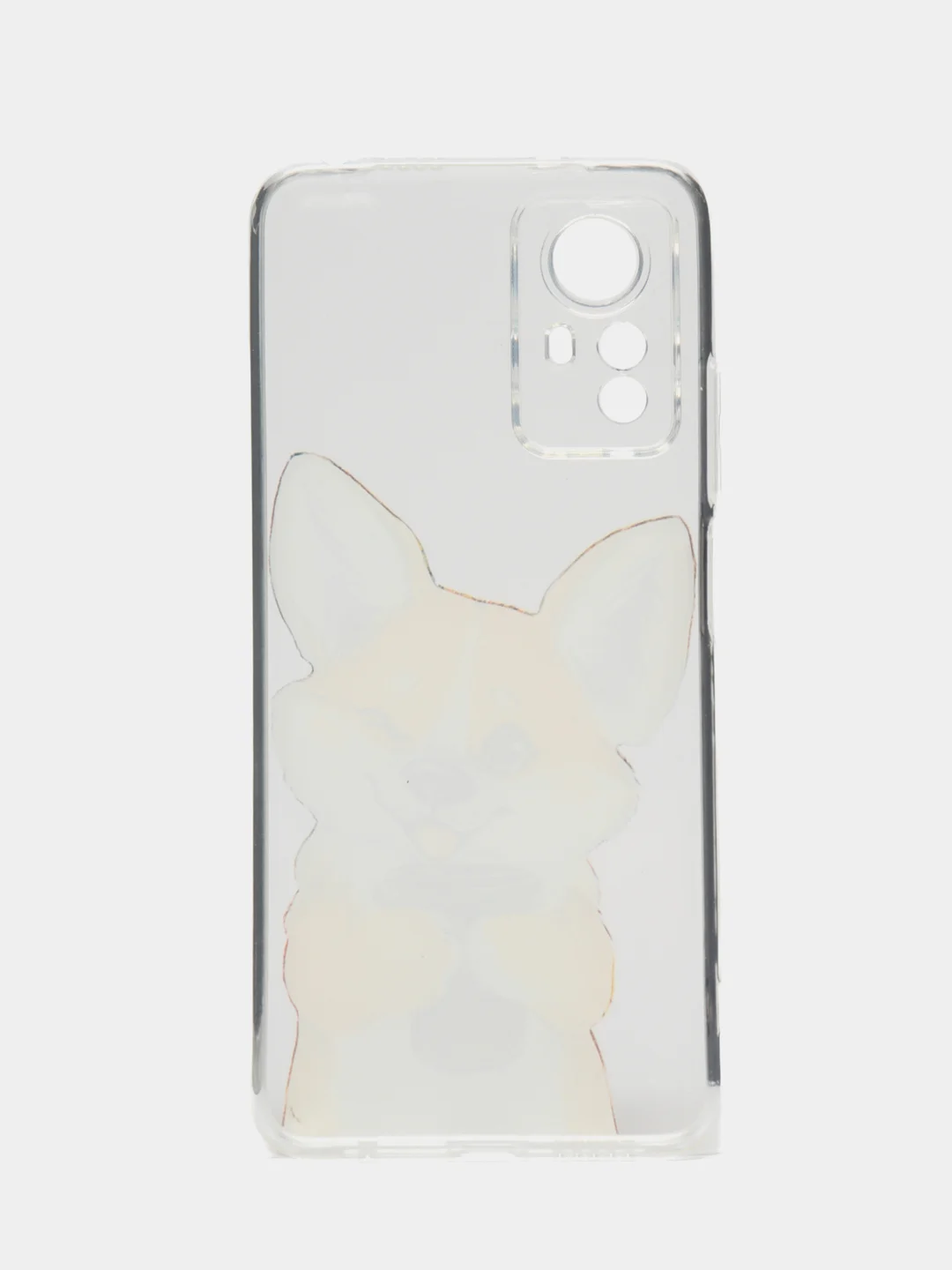 Бронзовый чехол на Xiaomi Redmi Note 12S / Сяоми Редми Нот 12S прозрачный, с рисунком, защита камеры
