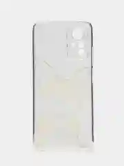 Бронзовый чехол на Xiaomi Redmi Note 12S / Сяоми Редми Нот 12S прозрачный, с рисунком, защита камеры