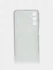 Серый чехол на Samsung Galaxy A14 4G / Галакси A14 4G прозрачный, с рисунком, защита камеры