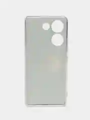 Фиолетовый чехол на Tecno Camon 20/20 Pro 4G / Текно Камон 20/20 Про 4G прозрачный, с рисунком