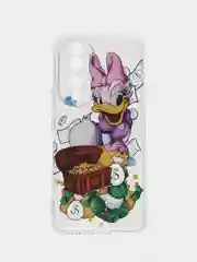Конфетный силиконовый чехол на Honor 90 / Хонор 90 прозрачный, с рисунком, защита камеры