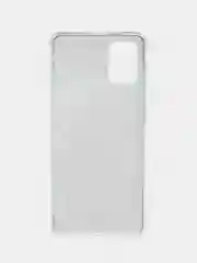 Синий чехол на Samsung Galaxy A71 4G / Самсунг А71 4G прозрачный, с рисунком, защита камеры