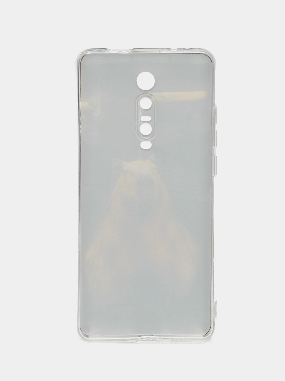 Коричневый чехол на Redmi K20/K20 Pro/Xiaomi Mi 9T/9T Pro / Редми К20 прозрачный, с рисунком