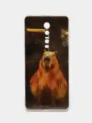 Коричневый чехол на Redmi K20/K20 Pro/Xiaomi Mi 9T/9T Pro / Редми К20 прозрачный, с рисунком