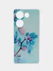 Лазурный чехол на Tecno Camon 20/20 Pro 4G / Текно Камон 20/20 Про 4G прозрачный, с рисунком