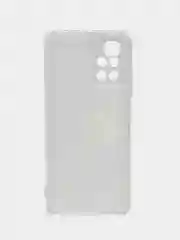 Фиолетовый чехол на Xiaomi Redmi 10 / Сяоми Редми 10 прозрачный, с рисунком, защита камеры