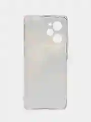 Кораллово-розовый чехол на Poco X5 Pro 5G / Сяоми Поко X5 Про 5G прозрачный, с рисунком, защита камеры