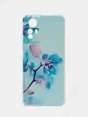 Лазурный чехол на Xiaomi Redmi Note 12S / Сяоми Редми Нот 12S прозрачный, с рисунком, защита камеры