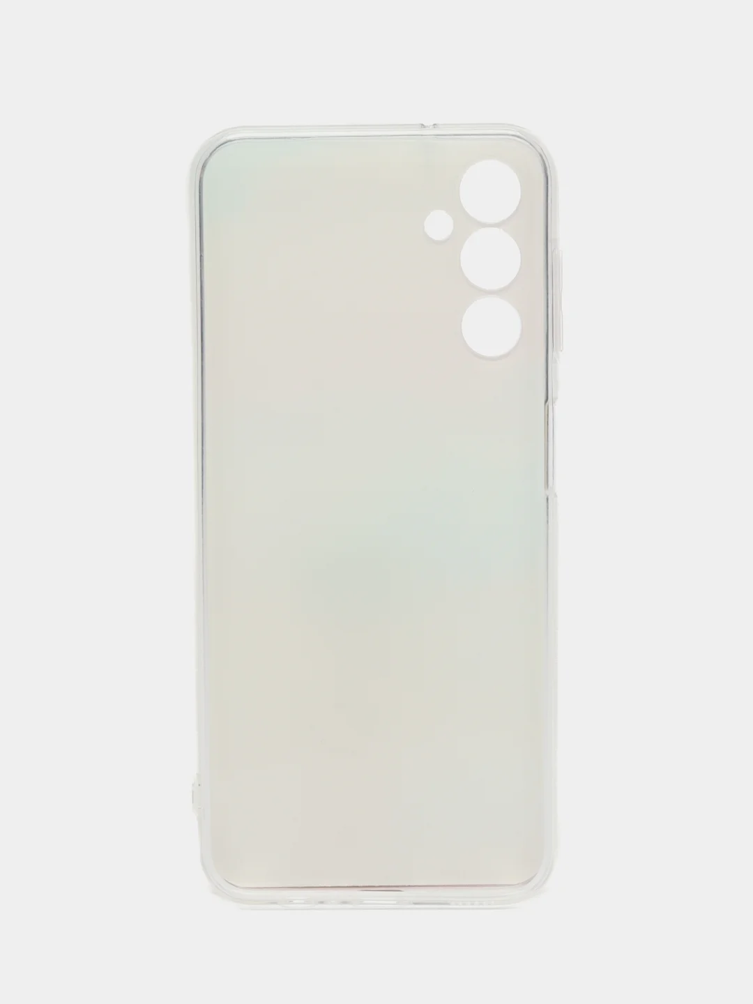 Пудровый чехол на Samsung Galaxy A14 4G / Галакси A14 4G прозрачный, с рисунком, защита камеры
