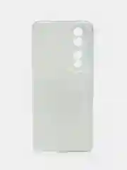 Лазурный силиконовый чехол на Honor 90 / Хонор 90 прозрачный, с рисунком, защита камеры