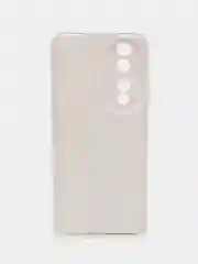 Пурпурный силиконовый чехол на Honor 90 / Хонор 90 прозрачный, с рисунком, защита камеры