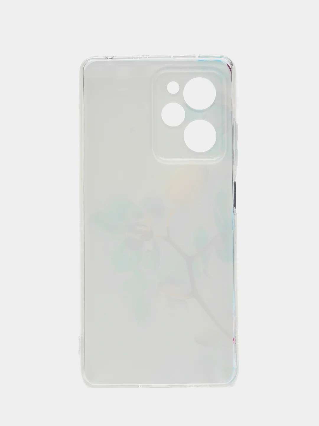 Лазурный чехол на Poco X5 Pro 5G / Сяоми Поко X5 Про 5G прозрачный, с рисунком, защита камеры