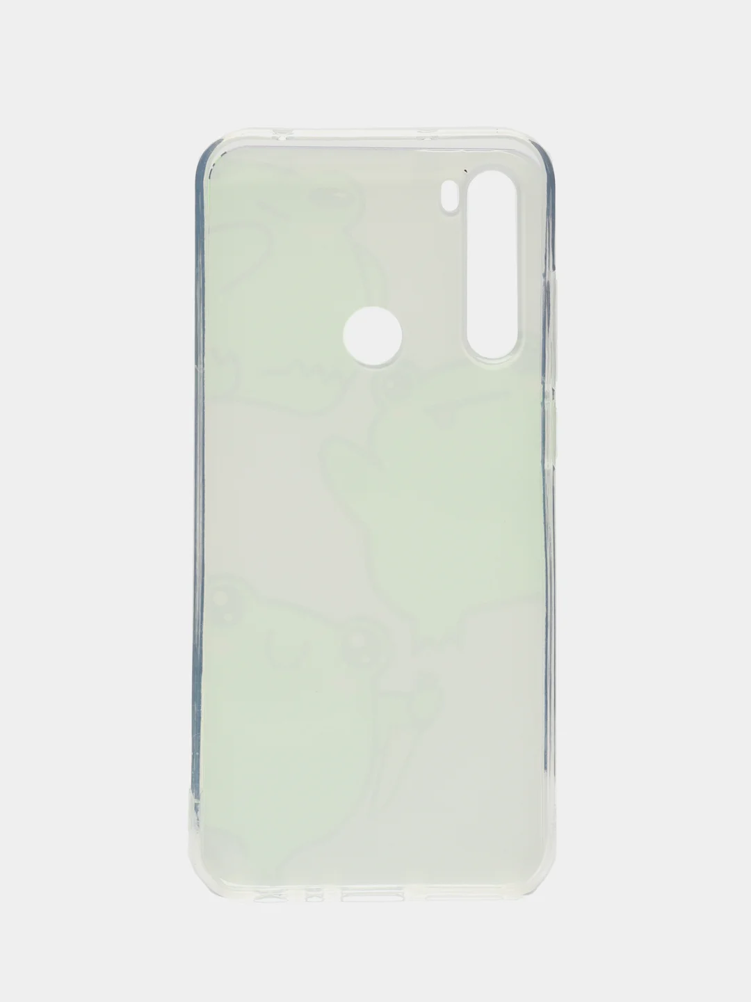 Лавандовый чехол на Xiaomi Redmi Note 8T / Сяоми Редми Нот 8T прозрачный, с рисунком, защита камеры