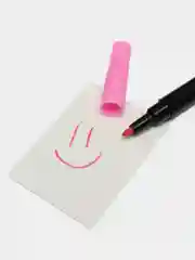 Белый ценники меловые А8 для витрины с меловым маркером