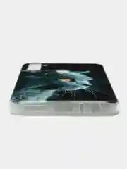Тёмно-серый чехол на Xiaomi Redmi Note 8T / Сяоми Редми Нот 8T прозрачный, с рисунком, защита камеры