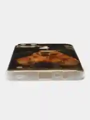 Коричневый чехол на Oppo Realme C21Y/C25Y / Реалми C21Y/C25Y прозрачный, с рисунком, защита камеры